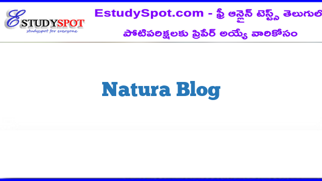 Natura Blog