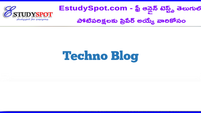 Techno Blog